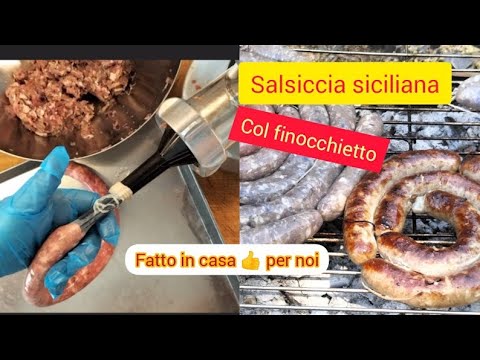 Ingredienti per la salsiccia siciliana